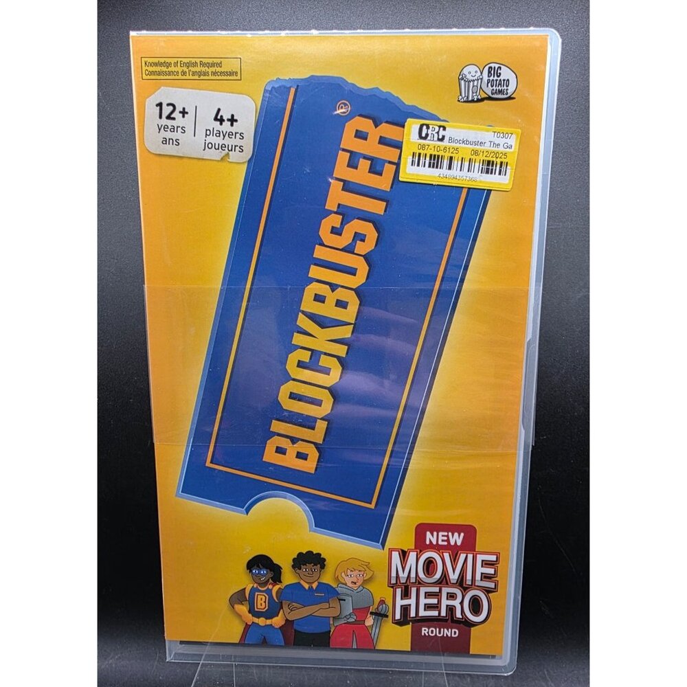 Blockbuster Party Game Movie Hero Charades Round Ages 12+ For 4+ Players Fun